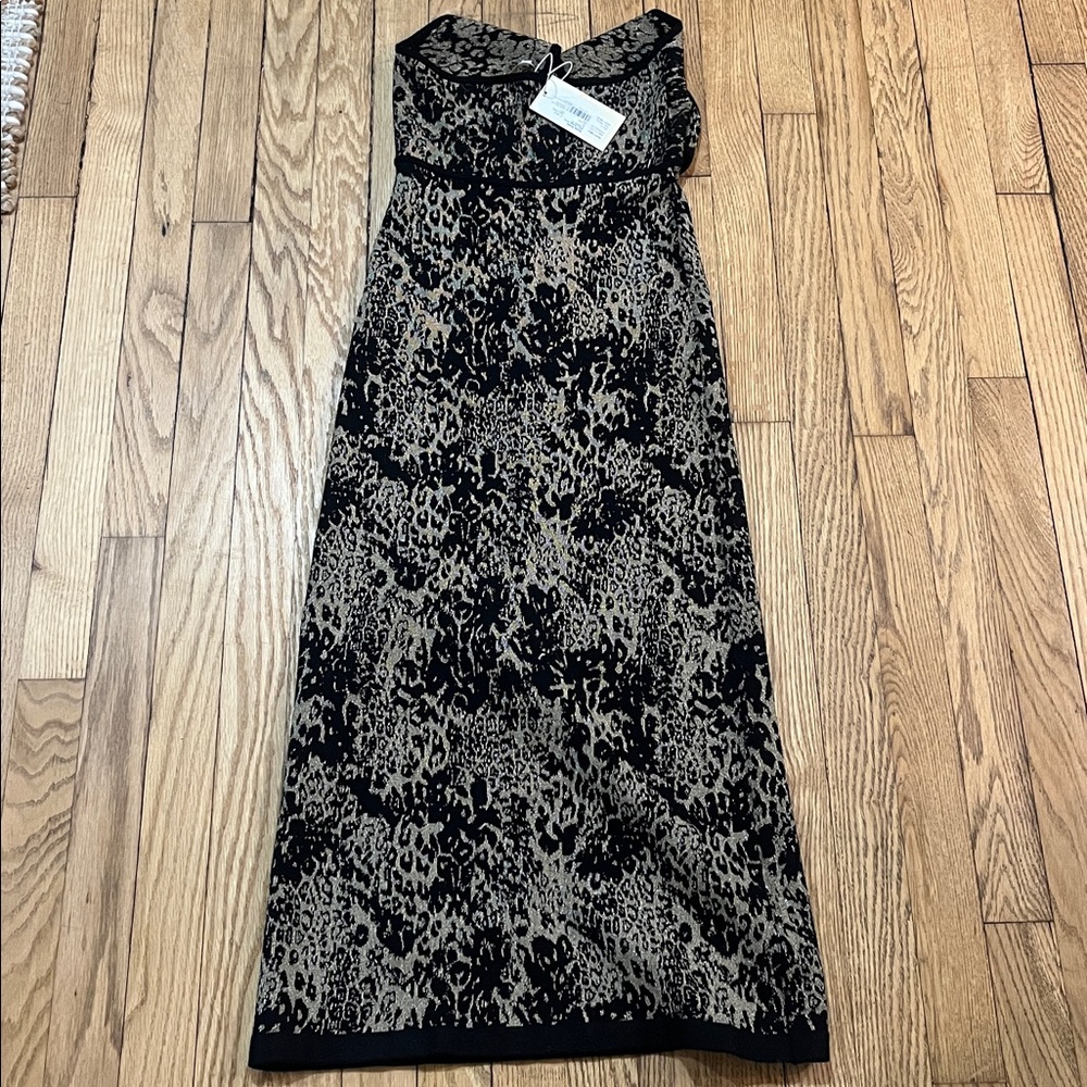 ❄️SNOW SALE❄️ ramy brook candance leopard halter dress - new with tags - Picture 6 of 6